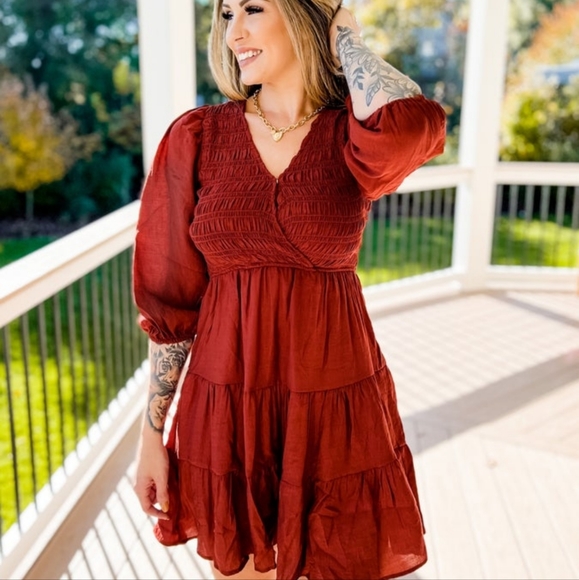 NWT Blu Pepper dress size Medium. - Picture 3 of 5